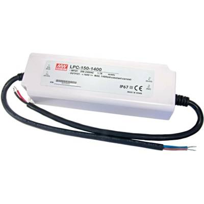 MEAN WELL LPC-150-1400 Napájecí zdroj: spínaný; LED; 151,2W; 54÷108VDC; 1400mA; IP67; 90%