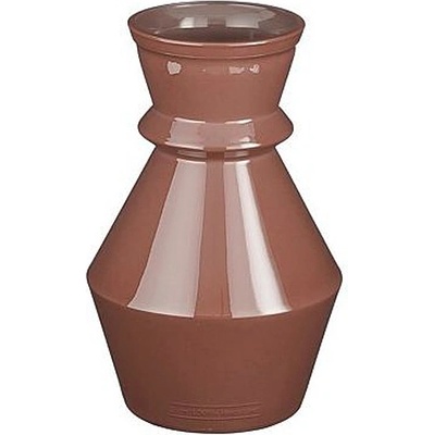 MICA ВАЗА ashton РЕЦИКЛИРАНО СТЪКЛО Ø16х25см Т. КАФЯВА (1155397)