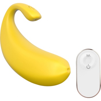 Sex HD - умен вибратор-яйце под формата на банан (жълт)