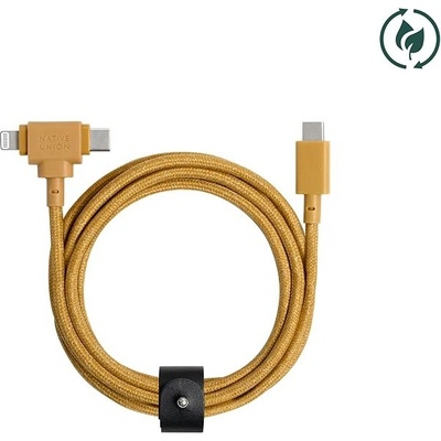 Native Union BELT-CCL-KFT-NP USB-C – Lighting/USB-C, 1,5m