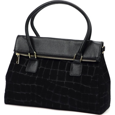 Camilla Dámská kabelka PREMIUM 10.015 MN CROCO černá