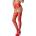 Passion Lingerie Чорапогащник с отвори Passion S030 червен