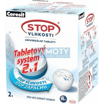 Ceresit Stop Vlhkosti Pearl náhradné tablety 3v1 2 x 300 g neutrálne