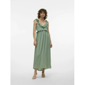 VERO MODA Тъмнозелена дамска макси рокля Vero Moda Josie Vero Moda | Zelen | ЖЕНИ | XL