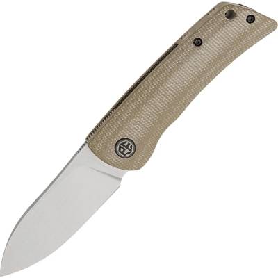 Petrified Fish PFE05S Flavorist Satin K110 khaki Micarta PFE05SKMS