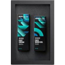 Zew For Men Essential čisticí gel na obličej 100 ml + hydratační krém na obličej 50 ml dárková sada