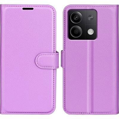 Litchi knížkové Xiaomi Redmi Note 13 5G - fialové