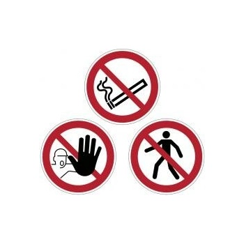 Durable Zákazové nálepky: zákaz vstupu chodcov - piktogram