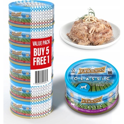 Princess Premium Kuracie Mäso Tuniak Šprocik 5 x 170 g