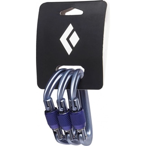 Black Diamond Винтов карабинер Black diamond Liteforge Screwgate 3 Pack Screwgate carabiner - Gray - размер One Size (322-0196-0111)