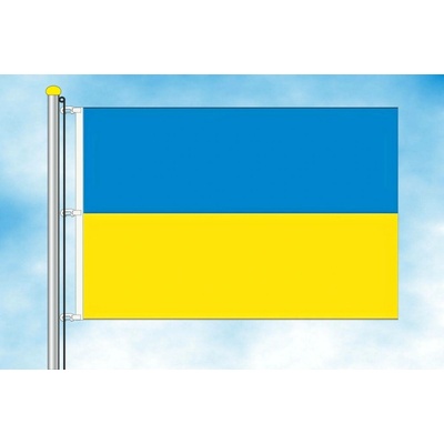LIBEA, s.r.o. Ukrajinská vlajka Rozměr: 40×60 cm, Uchycení: Karabiny na stožár