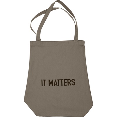 The Organic Company Чанта тип торба It Matters сивкавобежова (1128-225)
