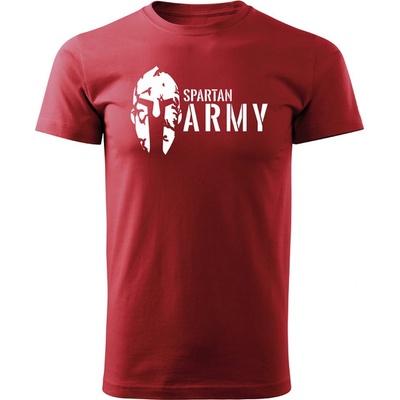 Dragowa krátke tričko spartan army červené