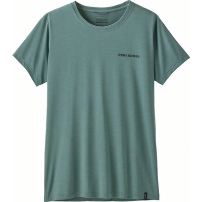 Patagonia Cap Cool Daily Shirt Mother Rays dámske tričko Blue Sage