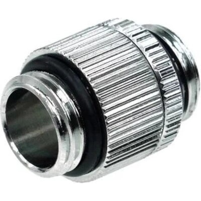 Alphacool Адаптер Alphacool HF, Двоен нипел, G1/4 - G1/4, Въртящ се, Сребрист (AC-64221)