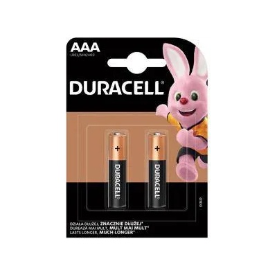 Duracell Алкални батерии DURACELL Basic - AAA, 2 броя в опаковка, 15.00339