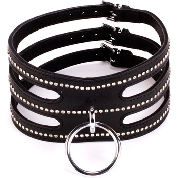 Devil Sticks Designer Traingo Collar Calf Softy Leather Black