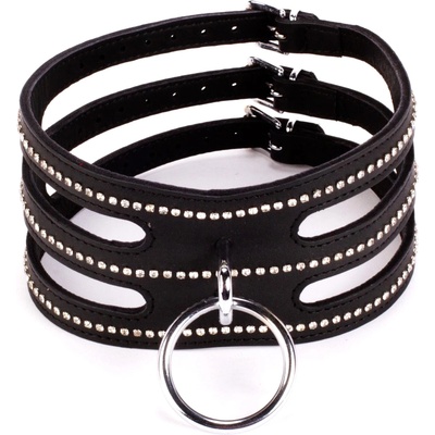 Devil Sticks Designer Traingo Collar Calf Softy Leather Black