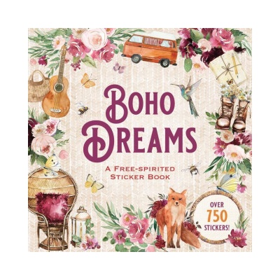 Boho Dreams Sticker Book: A Free-Spirited Sticker Book