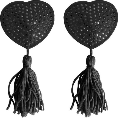 Shots Ouch! Nipple Tassels Heart Black – Zbozi.Blesk.cz