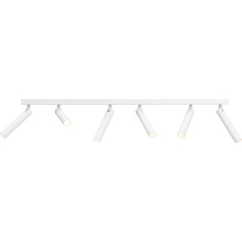 Kaspa Закачалка с летва Roll шест елемента с черен конектор бяла (50916601)