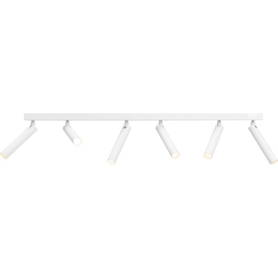 Kaspa Закачалка с летва Roll шест елемента с черен конектор бяла (50916601)