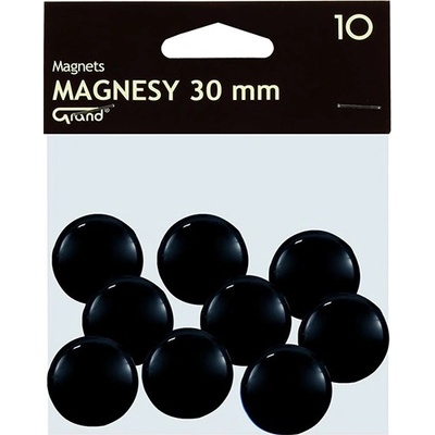 GRAND Магнит за маса GRAND 30 mm черен 10 броя 130-1694 (130-1694)
