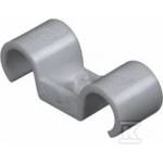 Rawlplug Plastic holder for installation tubes, double, floor-mounted, PA, diameter 16 mm R-SC40-PCD-16