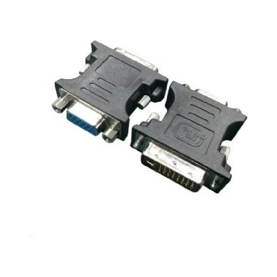 Kab. redukce DVI-A do VGA M/F, černá - A-DVI-VGA-BK – Zboží Mobilmania
