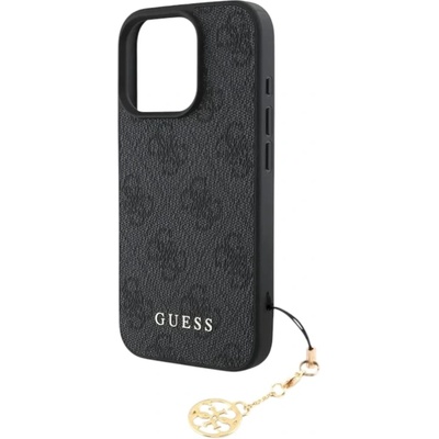 GUESS Калъф Guess 4G Charm за iPhone 16 Pro Max Tone on Tone Grey (f1558e79c073)