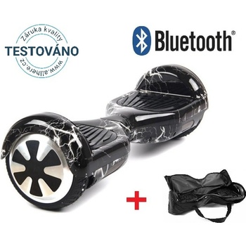 Hoverboard EcoWheel standard černý s blesky