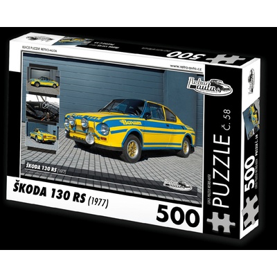 Retro-auta č. 58 Škoda 130 RS 1977 500 dielov