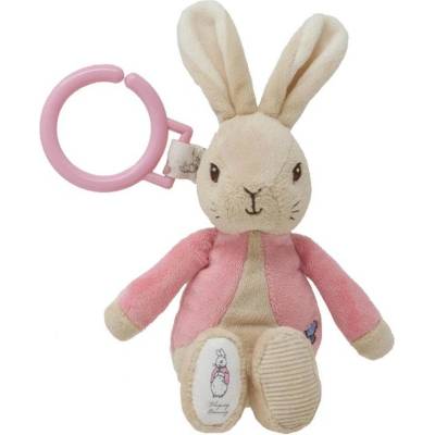 Rainbow Designs Плюшена играчка за количка и столче Rainbow Designs - Зайчето Флопси, 13 cm (5014475014528)
