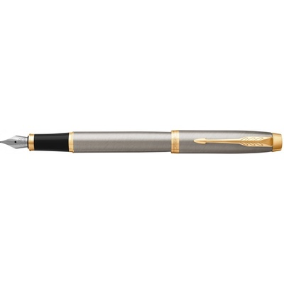 Parker 1502/3131656 IM Brushed Metal GT Plnicí pero hrot M