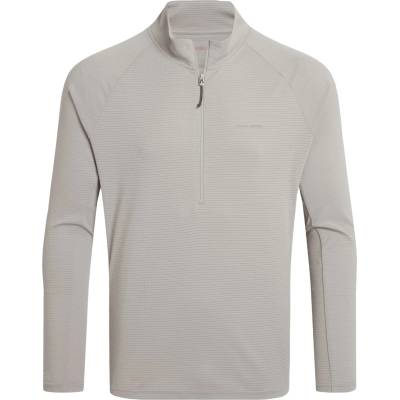 Craghoppers Мъжка блуза с дълъг ръкав Craghoppers Nosilife Solarshield+ Half Zip Top Longsleeve - Parchment - размер XL (216-8568-0414)
