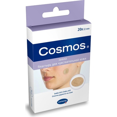 Cosmos Sensitive jemná elastická kulatá náplast 20 ks