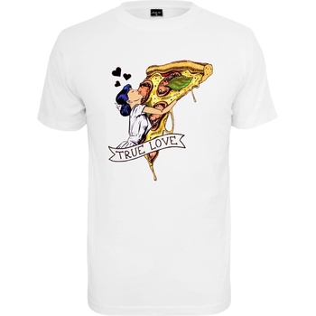Mister Tee Мъжка тениска в бял цвят Mister Tee Pizza LoveUB-MT2041-00220 - Бял, размер XL