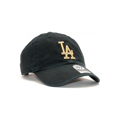 47 Brand Los Angeles Dodgers Metallic Clean Up Black Strapback černá zlatá černá