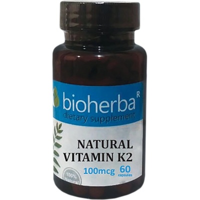 Bioherba Natural Vitamin K2 100 mcg [60 капсули]