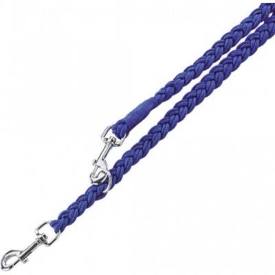 Nobby Повод за куче плетено въже - подвижен дължина 200 см дебелина 16 мм синьо 73126-06