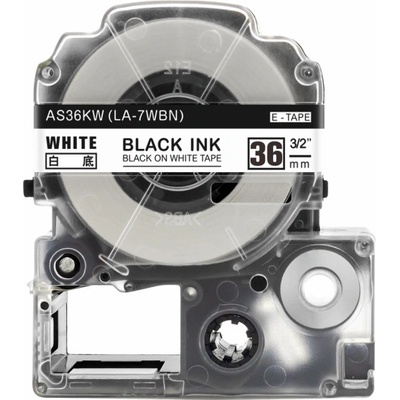 Epson AS36KW 36 mm x 8 m černý tisk/ bílý podklad - kompatibilní