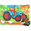 Bigjigs Toys Traktor 9 dílků
