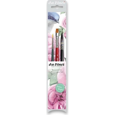 da Vinci Botanical Art Synthetics - sada štětců - 3 ks, souprava