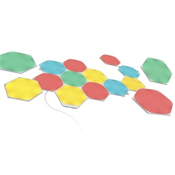 Image 1 of Nanoleaf Shapes Hexagons Starter Kit 15 Pack (NL42-6002HX-15PK)