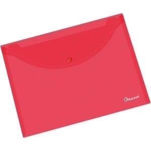 TITANUM Envelope briefcase A4 transparent red