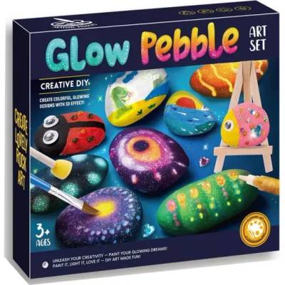 Man Yuk Toys Комплект за творчество: рисуване на светещи в тъмното камъчета (m-9921)