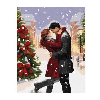 Ideyka Paint by numbers - Winter romance 40x50cm
