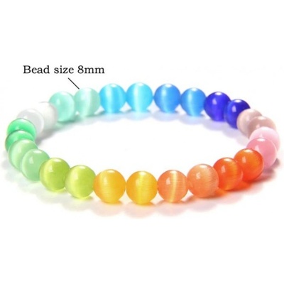 Prosperk náramek z minerálů barevný S4313