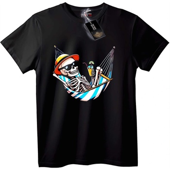 NOONEBRAND Тениска Отпускащ Скелет - XL, Black