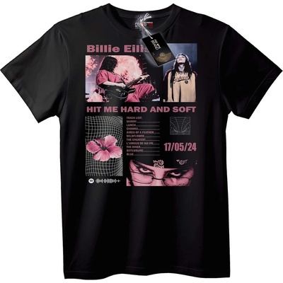 NOONEBRAND Billie Eilish Hit Me Hard and Soft Тениска - 2XL, White